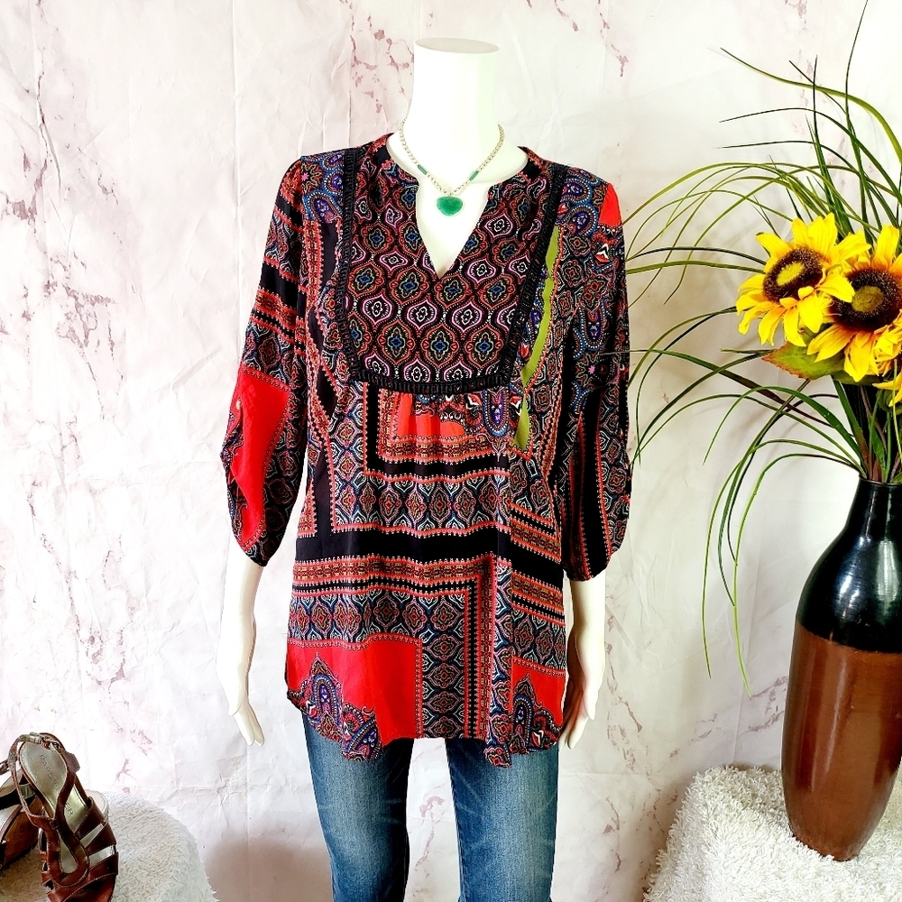 Figueroa & Flower Boho Blouse